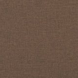 Set di Divani 3 pz con Cuscini Marrone in Tessuto