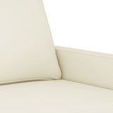 Set di Divani 4 pz Crema in Velluto