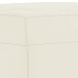 Set di Divani 4 pz con Cuscini Crema in Velluto