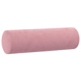 Set di Divani 2 pz con Cuscini Rosa in Velluto