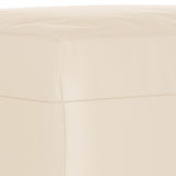 Set Divani 3 pz con Cuscini Beige in Tessuto Microfibra