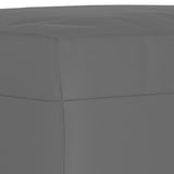 Set Divani 3 pz con Cuscini Grigio Scuro in Tessuto Microfibra