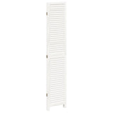 Divisorio Ambienti 3Pannelli Bianco Legno Massello di Paulownia