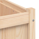 Fioriera da Giardino 70x70x70 cm in Legno Massello di Pino