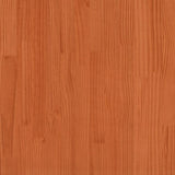 Fioriera Giardino Marrone Cera 70x70x70 cm Legno Massello Pino