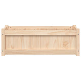 Fioriere da Giardino 2 pz in Legno Massello di Pino