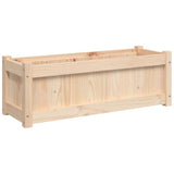 Fioriere da Giardino 2 pz in Legno Massello di Pino