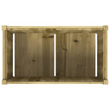 Fioriere da Giardino 2 pz in Legno di Pino Impregnato