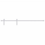 Porta Scorrevole con Set Hardware 100x210cm Legno Massello Pino