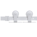 Porta Scorrevole con Set Hardware 100x210cm Legno Massello Pino