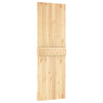 Porta Scorrevole con Set Hardware 70x210 cm Legno Massello Pino