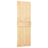 Porta Scorrevole con Set Hardware 70x210 cm Legno Massello Pino