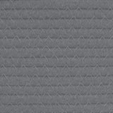 Cestino Portaoggetti Grigio e Bianco 40x35 cm in Cotone