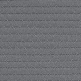 Cestino Portaoggetti Grigio e Bianco 40x35 cm in Cotone