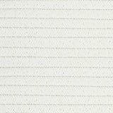 Cestino Portaoggetti Grigio e Bianco 40x35 cm in Cotone