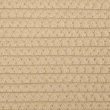 Cesto per Biancheria Beige e Bianco 55x36 cm in Cotone