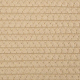 Cesto per Biancheria Beige e Bianco 60x36 cm in Cotone