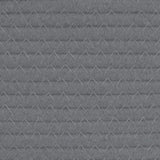 Cestino Portaoggetti Grigio e Bianco 43x38 cm in Cotone