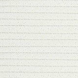 Cestino Portaoggetti Grigio e Bianco 51x33 cm in Cotone