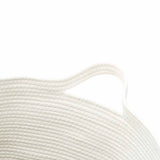 Cestino Portaoggetti Nero e Bianco 49x65 cm in Cotone