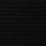 Cestino Portaoggetti Nero e Bianco 49x65 cm in Cotone