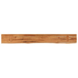 Mensola Muro 160x20x2,5cm Rettangolare Legno Acacia Bordi Vivi