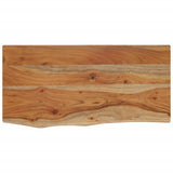 Mensola a Muro 60x30x2,5cm Rettangolare Legno Acacia Bordi Vivi