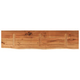Piano Tavolo 160x40x2,5 cm Rettangolare Legno Acacia Bordi Vivi