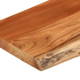 Piano Tavolo 160x40x2,5 cm Rettangolare Legno Acacia Bordi Vivi