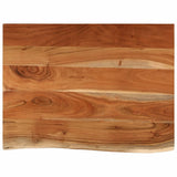 Piano Bagno 80x60x2,5 cm Rettangolare Legno Massello di Acacia