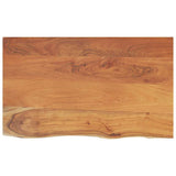 Piano Bagno 90x60x2,5 cm Rettangolare Legno Massello di Acacia