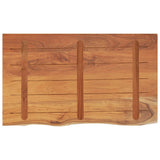Piano Bagno 100x60x2,5 cm Rettangolare Legno Massello di Acacia