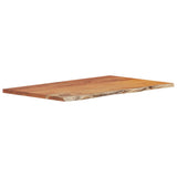 Piano Bagno 110x60x2,5 cm Rettangolare Legno Massello di Acacia
