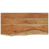 Mensola a Muro 40x30x3,8cm Rettangolare Legno Acacia Bordi Vivi