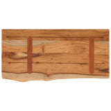 Mensola a Muro 40x30x3,8cm Rettangolare Legno Acacia Bordi Vivi