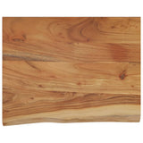 Mensola a Muro 40x30x3,8cm Rettangolare Legno Acacia Bordi Vivi