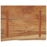Mensola a Muro 40x30x3,8cm Rettangolare Legno Acacia Bordi Vivi