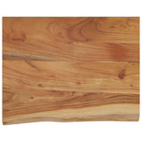 Mensola a Muro 50x40x3,8cm Rettangolare Legno Acacia Bordi Vivi