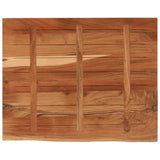 Piano Scrivania 90x80x3,8 Rettangolare Legno Acacia Bordi Vivi