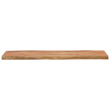 Piano Tavolo 90x40x2,5 cm Rettangolare Legno Acacia Bordi Vivi
