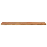 Piano Tavolo 110x40x2,5 cm Rettangolare Legno Acacia Bordi Vivi