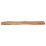 Piano Tavolo 120x40x2,5 cm Rettangolare Legno Acacia Bordi Vivi