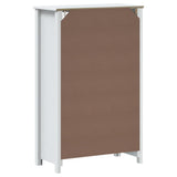 Mobile da Bagno BERG Bianco 69,5x34x110 cm Legno Massello Pino