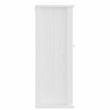 Mobile da Bagno a Muro BERG Bianco 40x27x71,5 cm Massello Pino