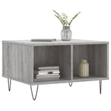 Tavolino da Salotto grigio sonoma 60x50x36,5 cm in truciolato