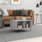 Tavolino da Salotto grigio sonoma 60x50x36,5 cm in truciolato