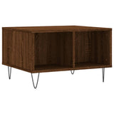 Tavolino da Salotto Rovere Marrone 60x50x36,5 cm in truciolato
