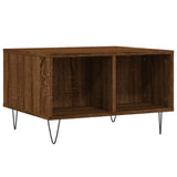 Tavolino da Salotto Rovere Marrone 60x50x36,5 cm in truciolato