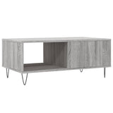 Tavolino Salotto Grigio Sonoma 90x50x36,5 cm Legno truciolato