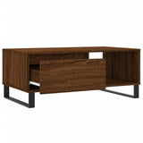 Tavolino da Salotto Rovere Marrone 90x50x36,5 cm in truciolato